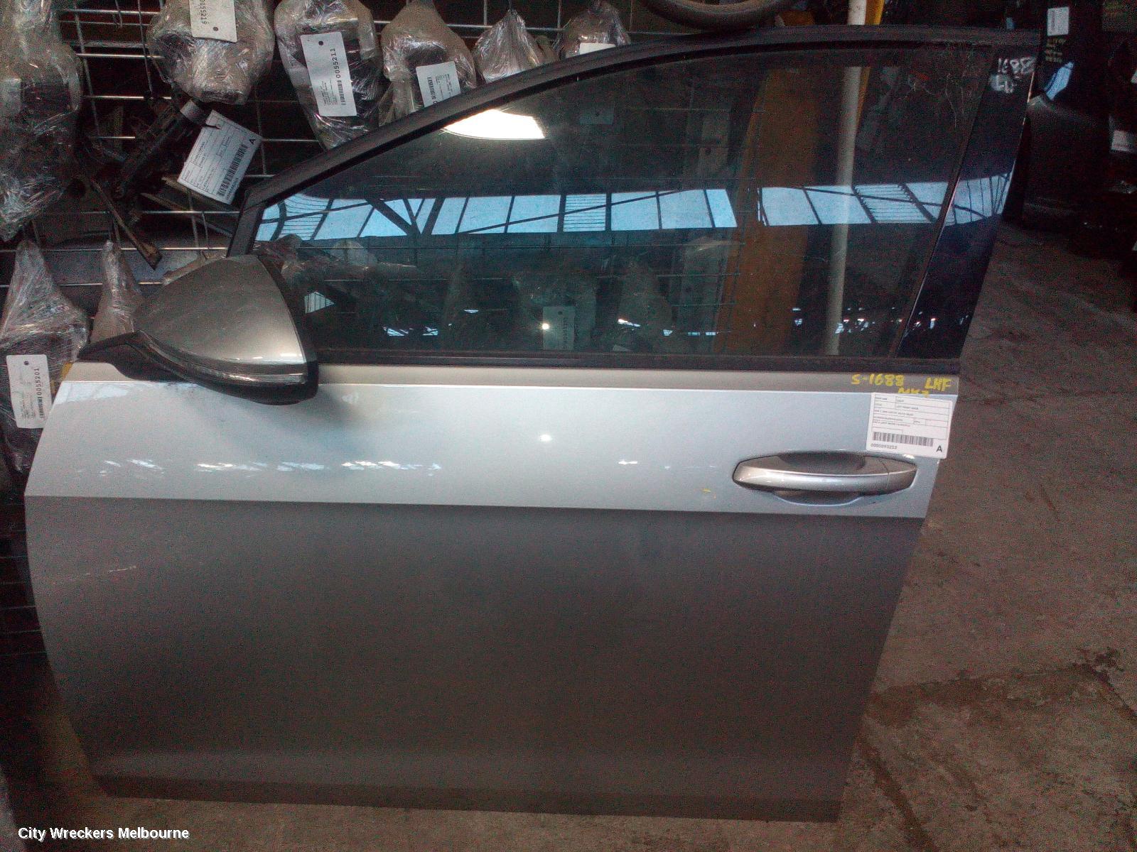 VOLKSWAGEN GOLF LEFT FRONT DOOR, GEN 7, 5DR HATCH, 03/2013 - 08/2020
