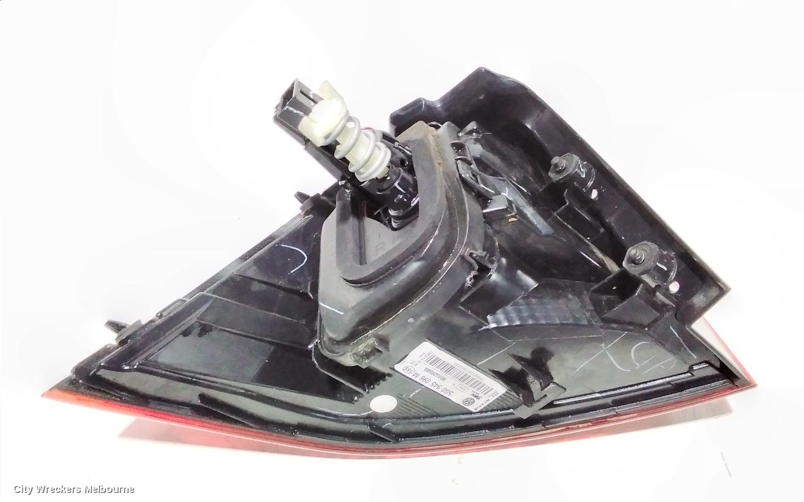 VOLKSWAGEN GOLF RIGHT TAILLIGHT, GEN 7, HATCH, STANDARD, NON LED TYPE, 03/2013 - 03/2017