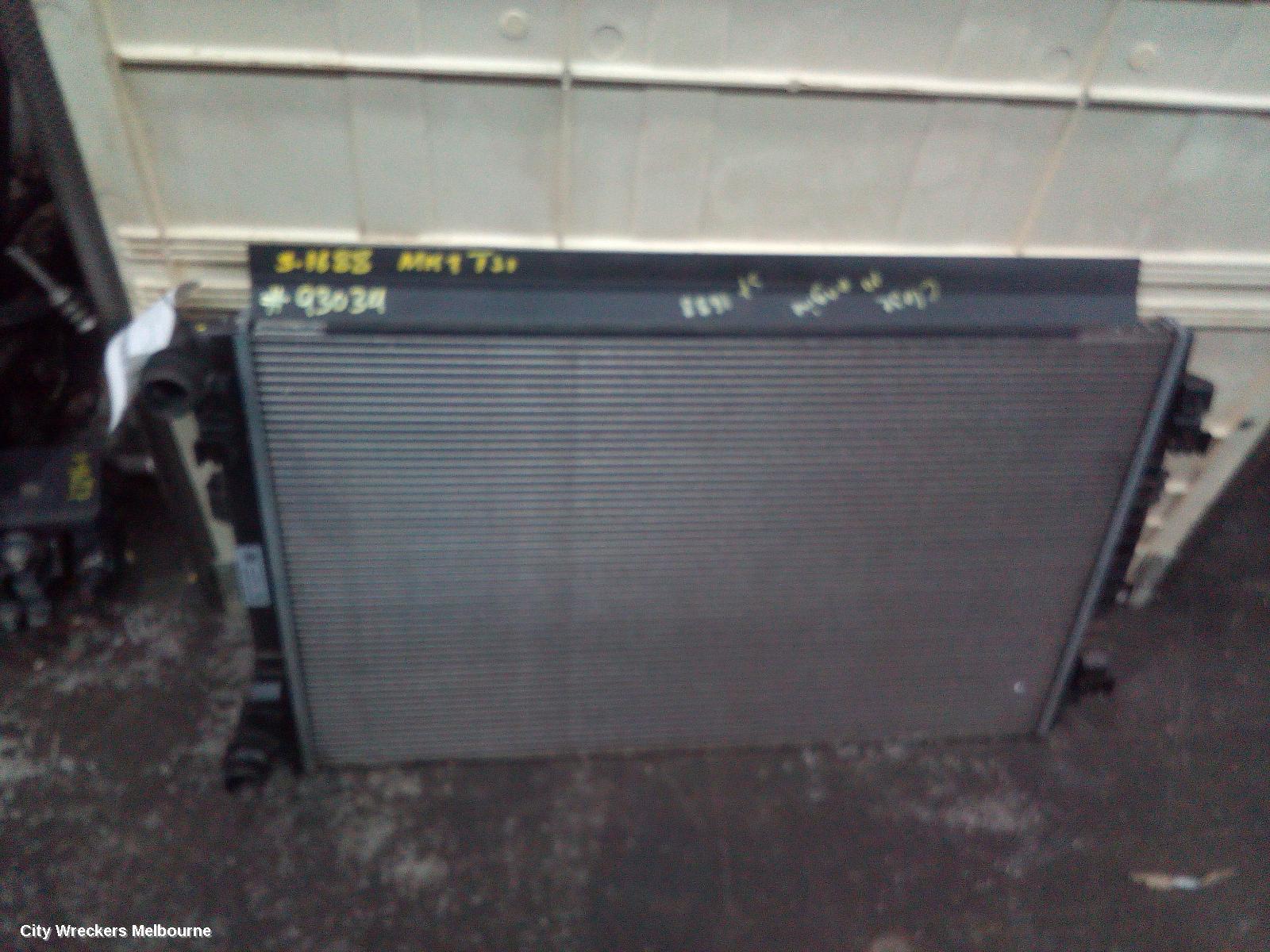 VOLKSWAGEN GOLF RADIATOR, PRIMARY RADIATOR (CLOSEST TO ENGINE), AUTO/MANUAL, 1.4, PETROL, GEN 7, 03/2013 - 08/2020