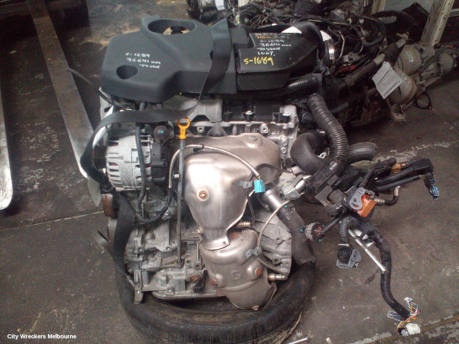 RENAULT KALEOS ENGINE, PETROL, 2.5, H45, 09/2008 - 04/2016
