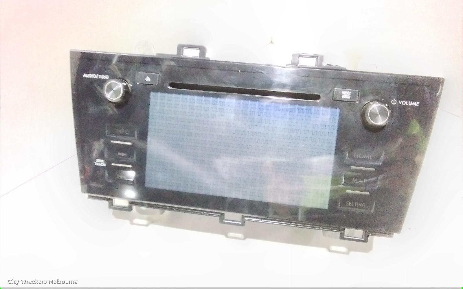 SUBARU OUTBACK RADIO/CD/DVD/SAT/TV, HEAD UNIT, 7IN SAT NAV TYPE, 6TH GEN, 08/2014 - 12/2017