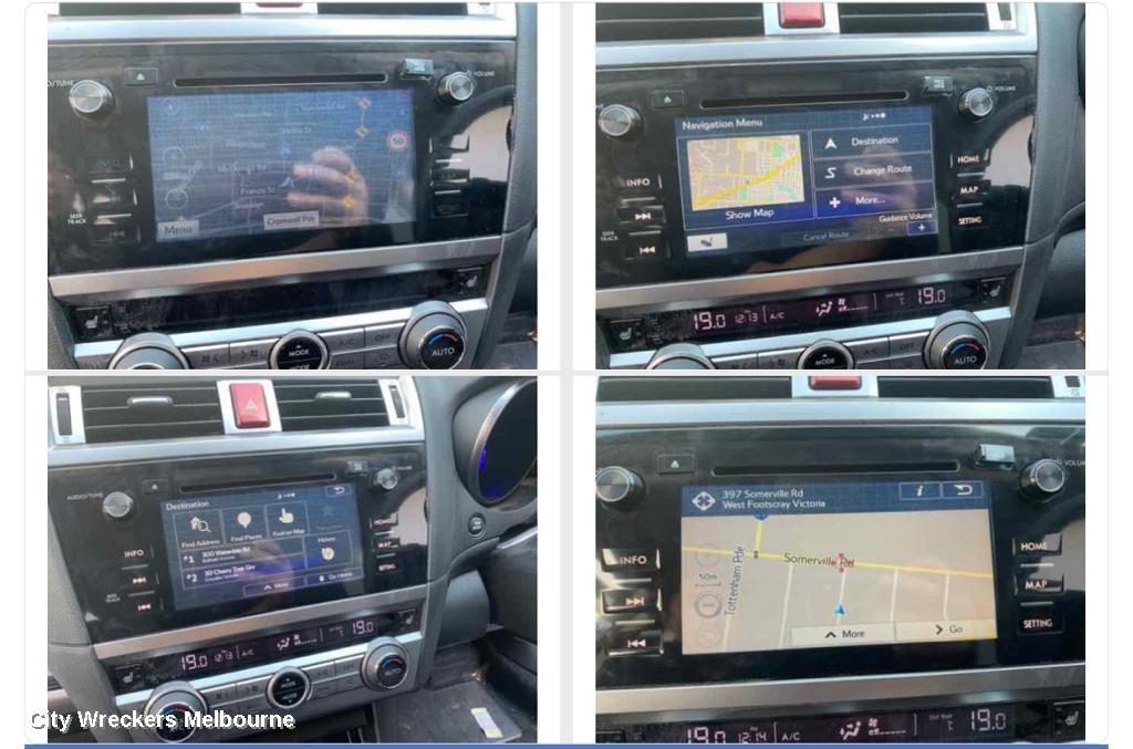 SUBARU OUTBACK RADIO/CD/DVD/SAT/TV, HEAD UNIT, 7IN SAT NAV TYPE, 6TH GEN, 08/2014 - 12/2017