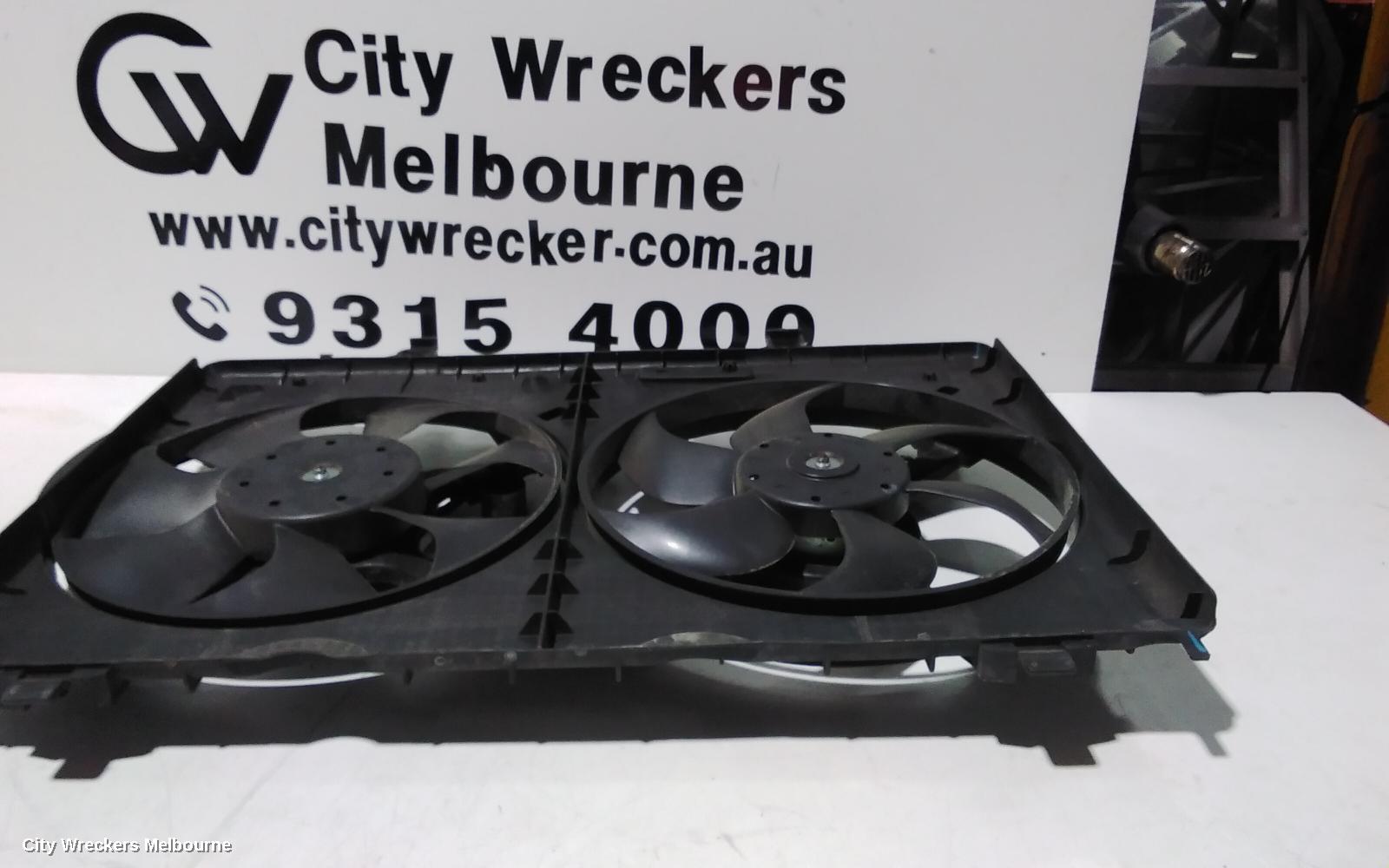 RENAULT KALEOS FAN, DUAL FAN ASSY, PETROL, H45, 09/2008 - 04/2016