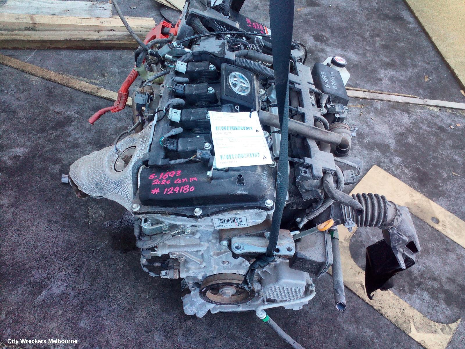 TOYOTA COROLLA ENGINE, PETROL, 1.8, 2ZR-FXE, HYBRID, ZWE211R, 07/2018 ONWARDS