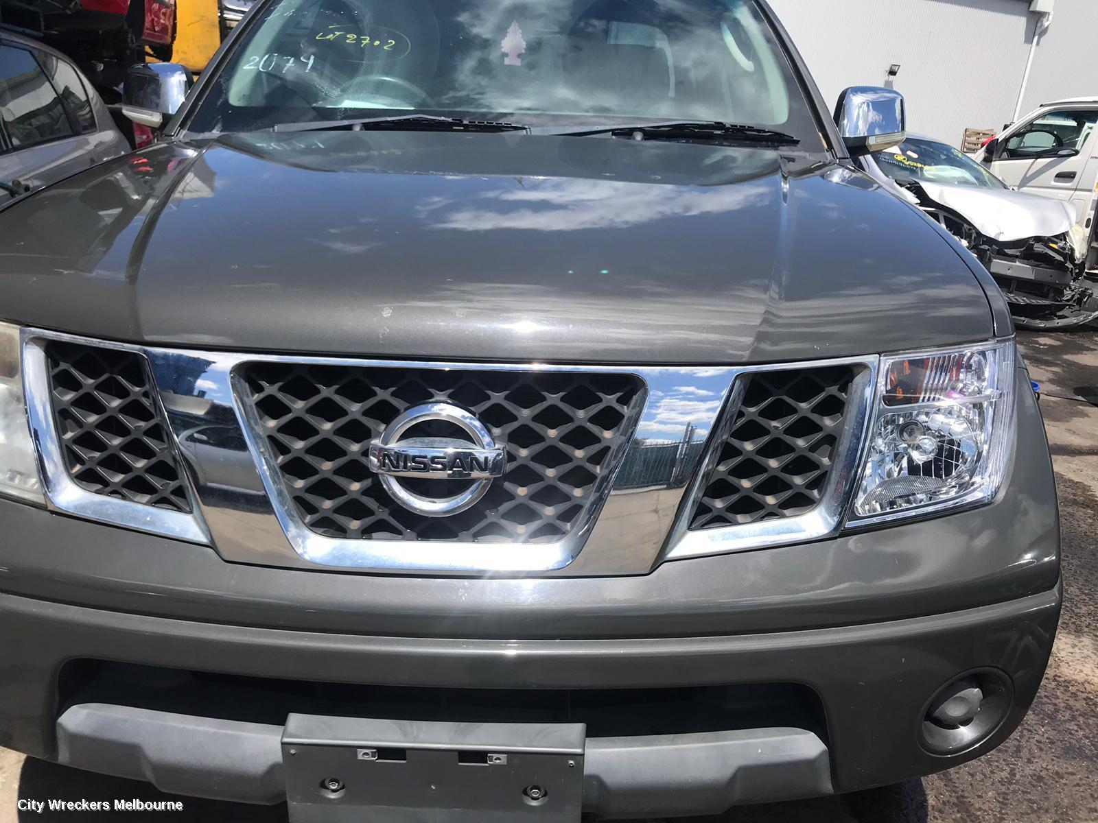 NISSAN NAVARA GRILLE, D40 (VIN VSK), RADIATOR GRILLE, CHROME, 09/2005 - 01/2010