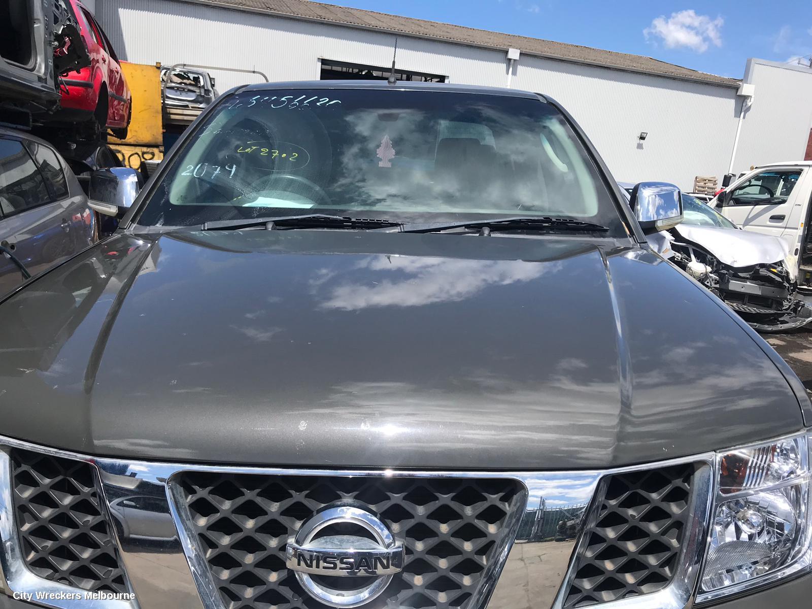 NISSAN NAVARA GRILLE, D40 (VIN VSK), RADIATOR GRILLE, CHROME, 09/2005 - 01/2010