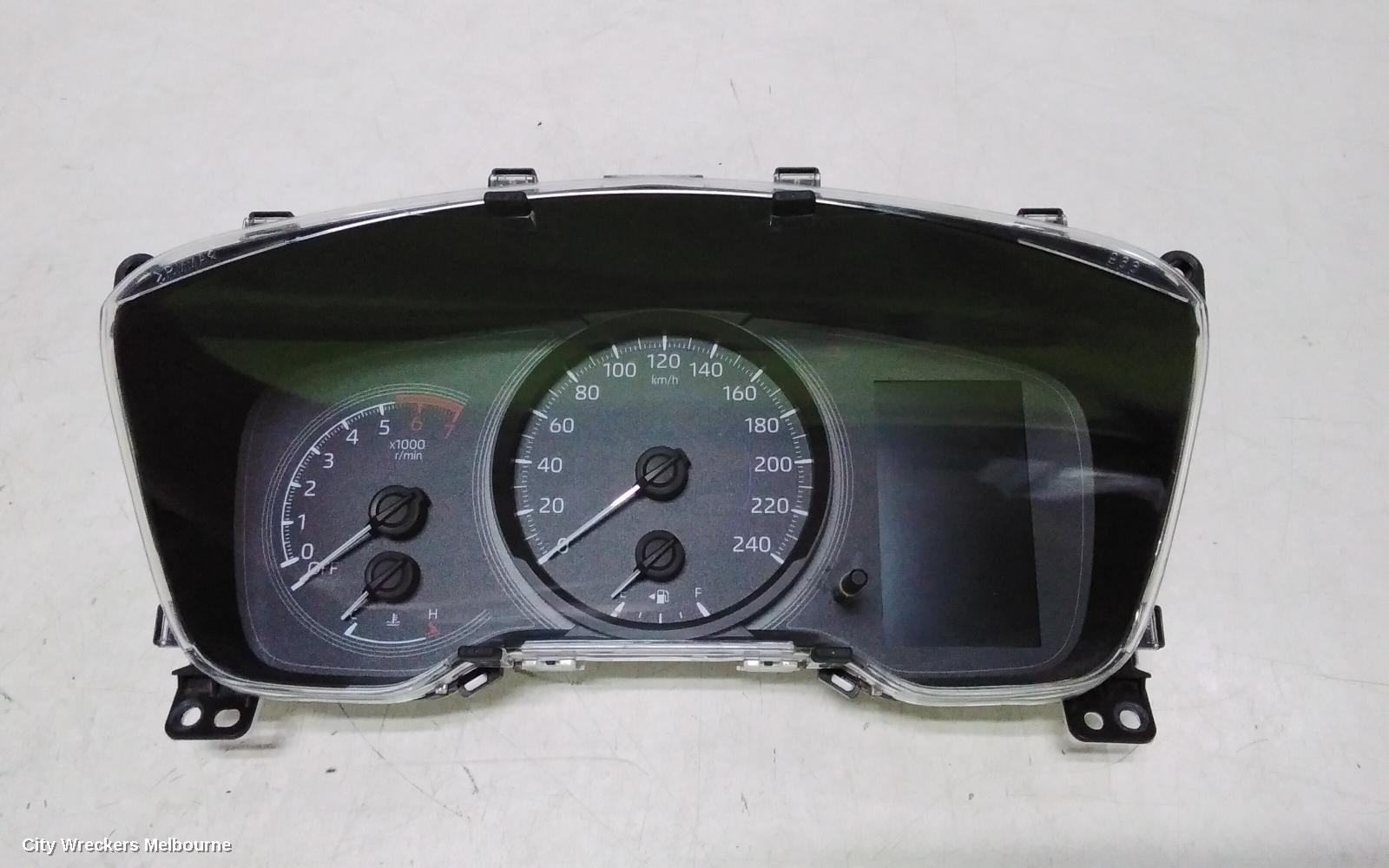 TOYOTA COROLLA INSTRUMENT CLUSTER, INSTRUMENT CLUSTER, AUTO T/M, HATCH, HYBRID, ASCENT SPORT/SX, ZWE211R, 07/2018 ONWARDS