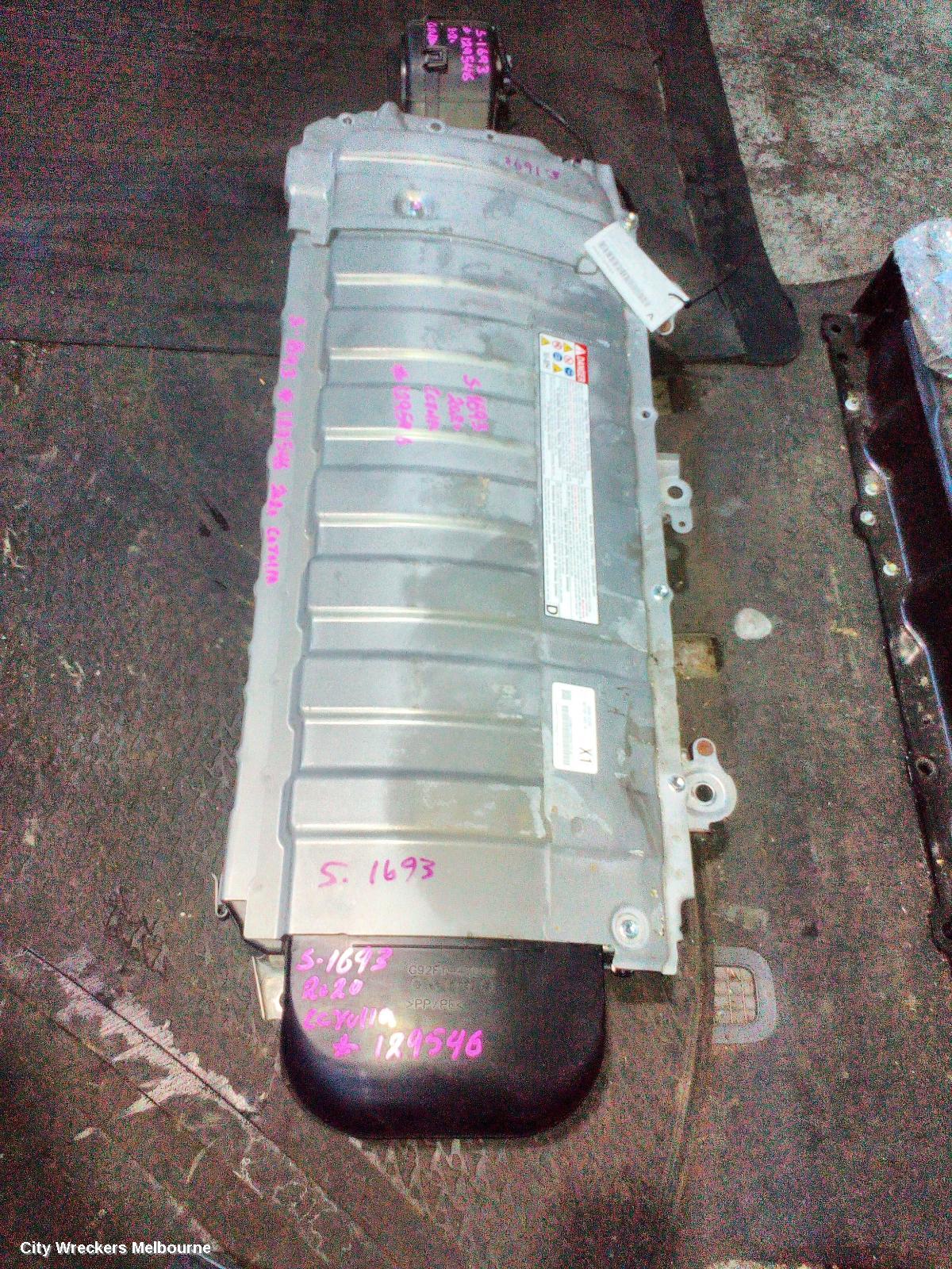 TOYOTA COROLLA BATTERY, 12V VOLT BATTERY, E210, 07/2018 ONWARDS