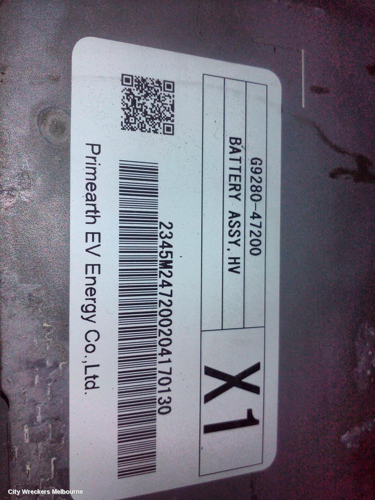 TOYOTA COROLLA BATTERY, 12V VOLT BATTERY, E210, 07/2018 ONWARDS