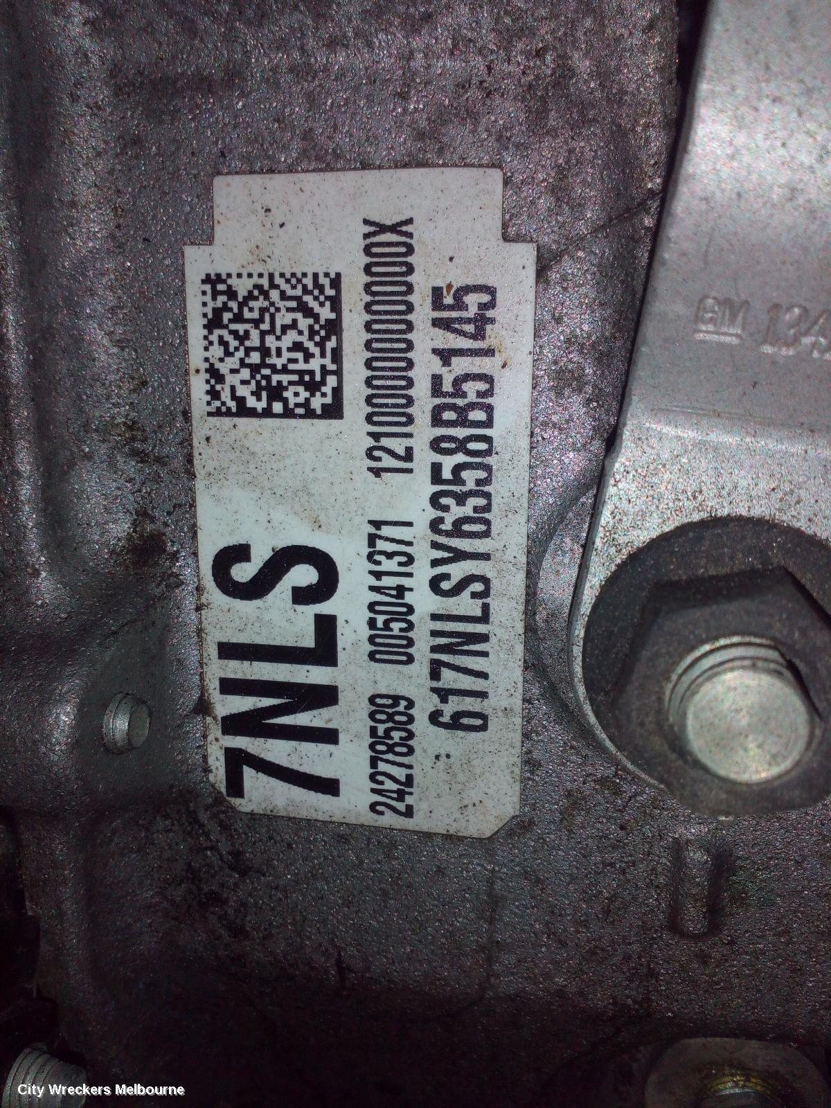 HOLDEN ASTRA TRANS/GEARBOX, AUTO, PETROL, 1.4, TURBO, BK-BL, 09/2016 - 12/2020