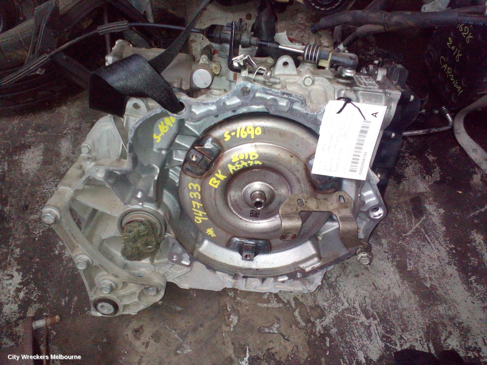 HOLDEN ASTRA TRANS/GEARBOX, AUTO, PETROL, 1.4, TURBO, BK-BL, 09/2016 - 12/2020