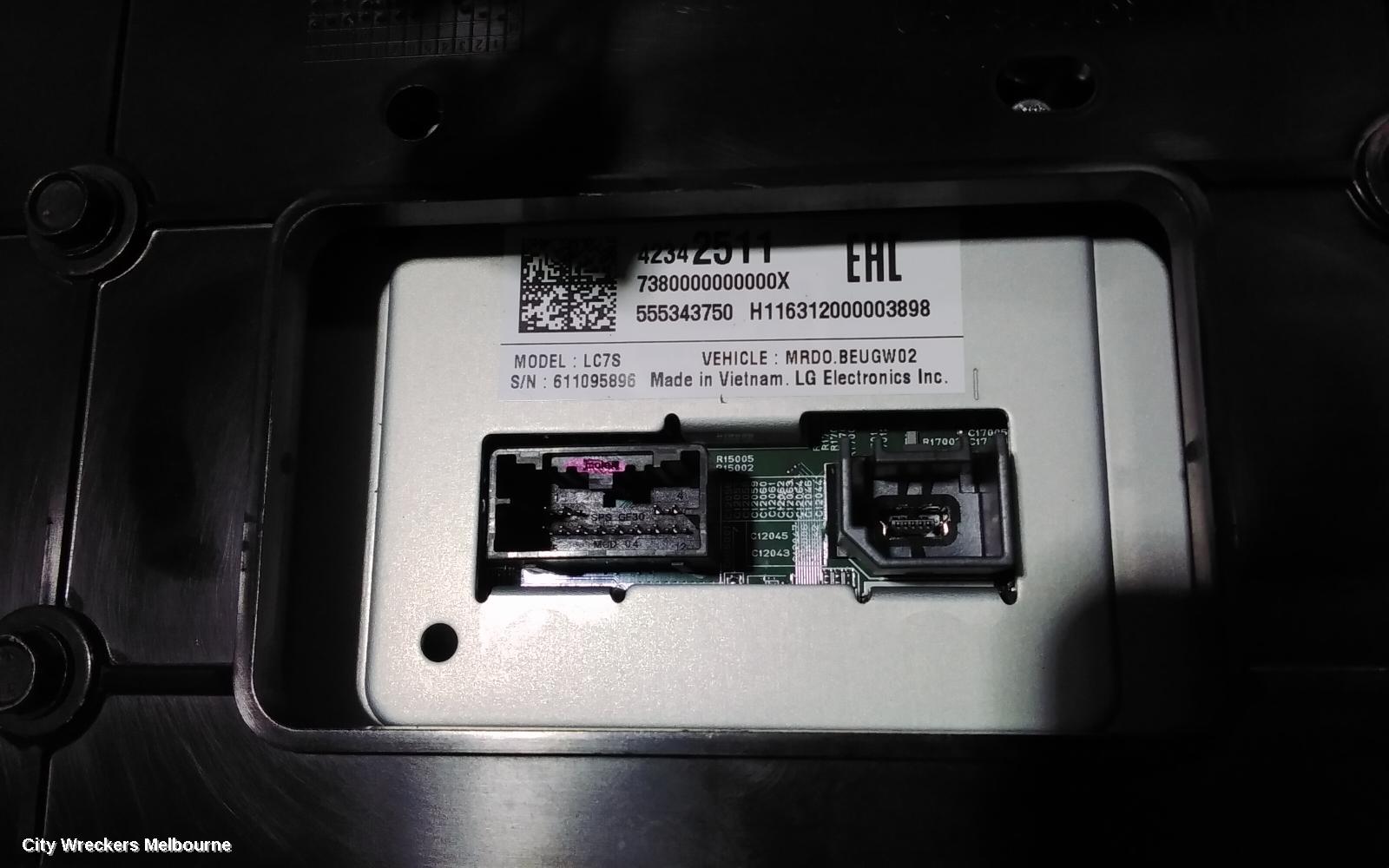 HOLDEN ASTRA RADIO/CD/DVD/SAT/TV, 7IN TOUCHSCREEN, BK-BL, 09/2016 - 12/2020