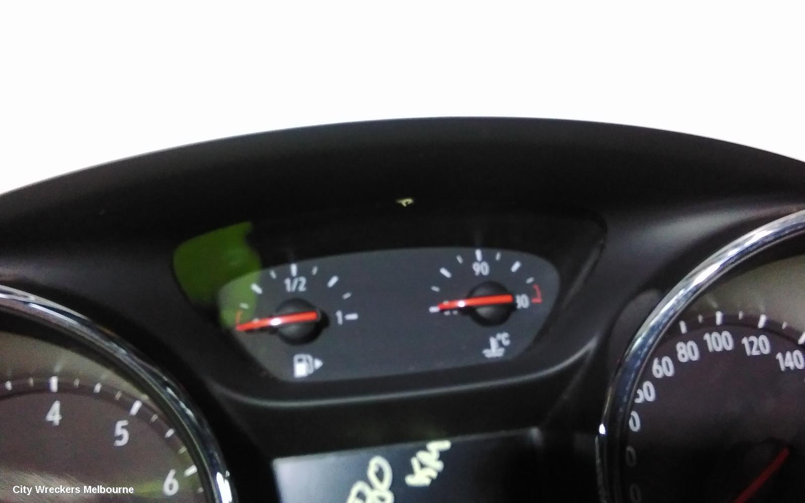 HOLDEN ASTRA INSTRUMENT CLUSTER, PETROL, AUTO T/M, BK, HATCH/WAGON, 09/2016 ONWARDS