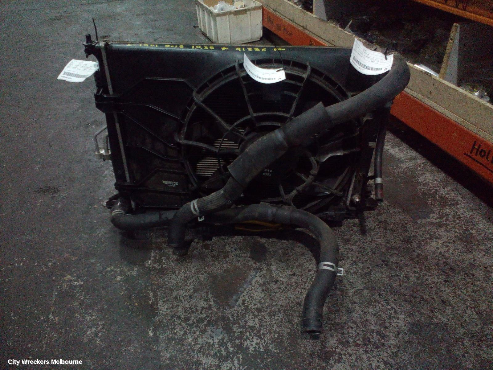 HYUNDAI IX35 FAN, RAD FAN, PETROL (VIN KMHJ...), LM SERIES, 11/2009 - 01/2016