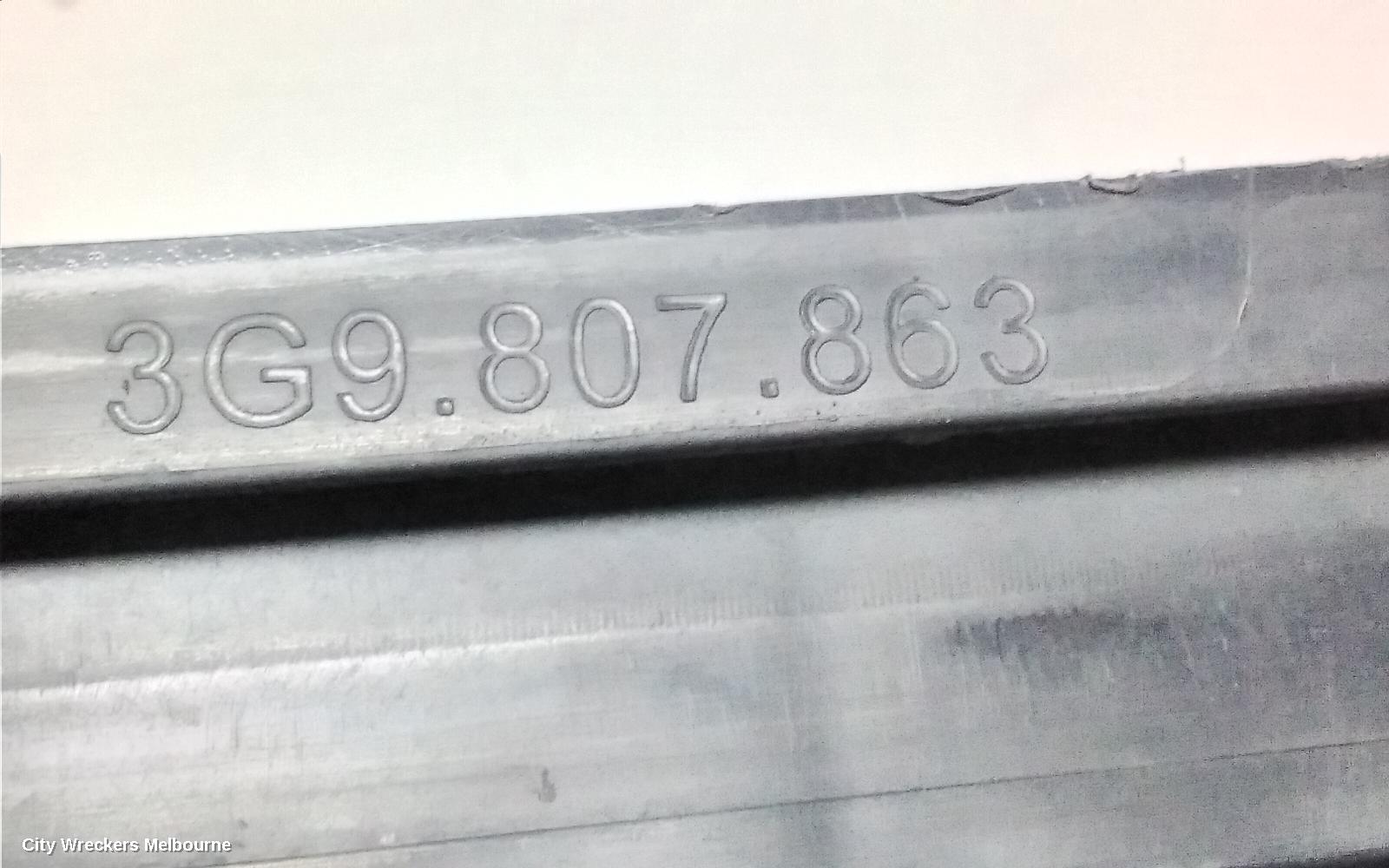 VOLKSWAGEN PASSAT, B8/MK7, 06/2015 - 05/2023, REAR CENTER BAR BRAKET: 74691