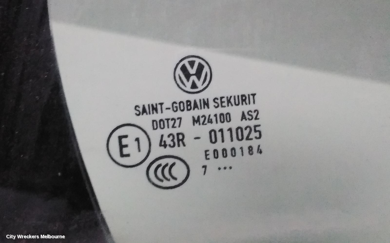 VOLKSWAGEN PASSAT RIGHT REAR 1/4 DOOR GLASS, B8/MK7, 06/2015 - 05/2023