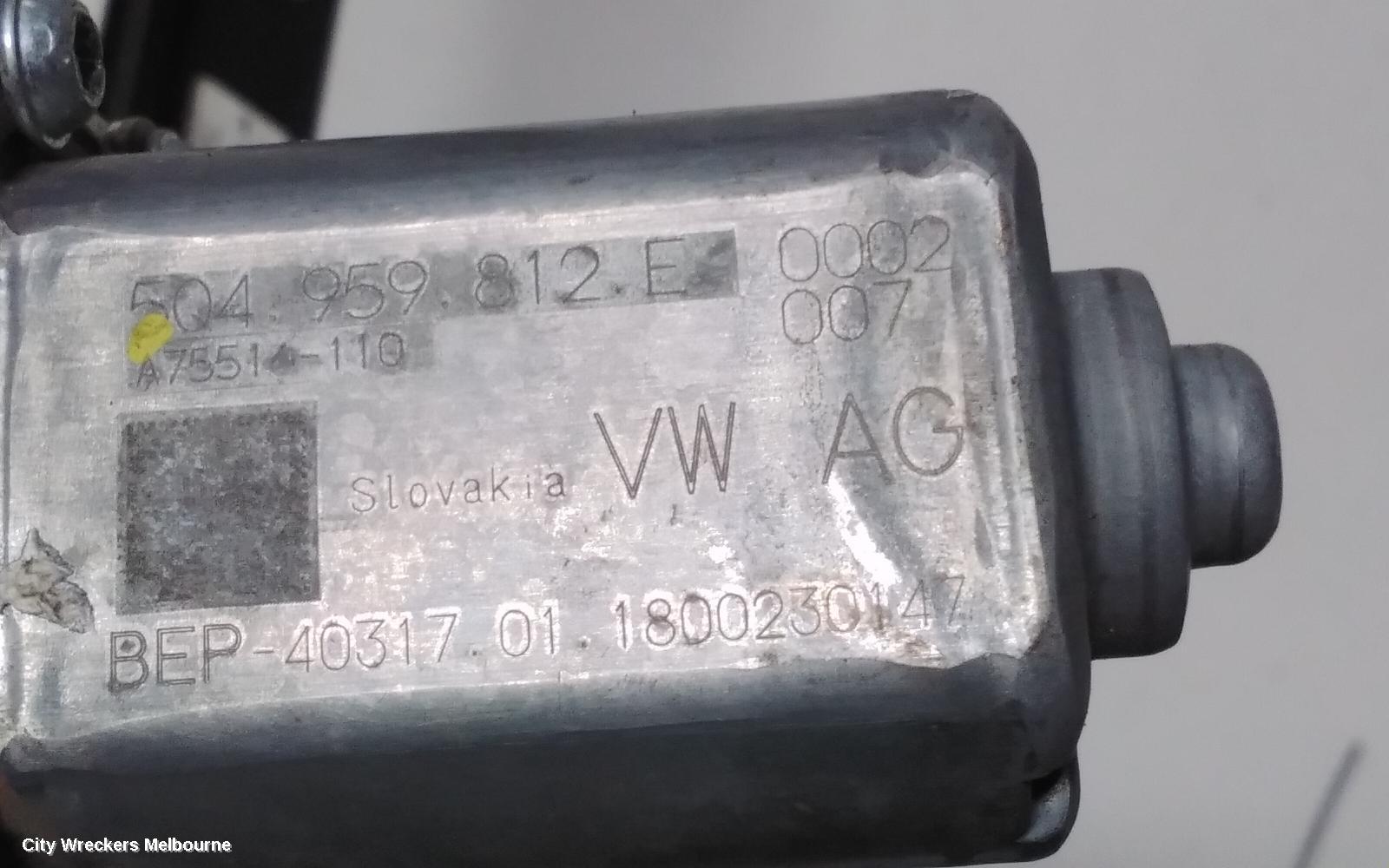 VOLKSWAGEN PASSAT LEFT REAR WND REG/MOTOR, DOOR REG ASSY (REG AND MOTOR), B8/MK7, 06/2015 ONWARDS