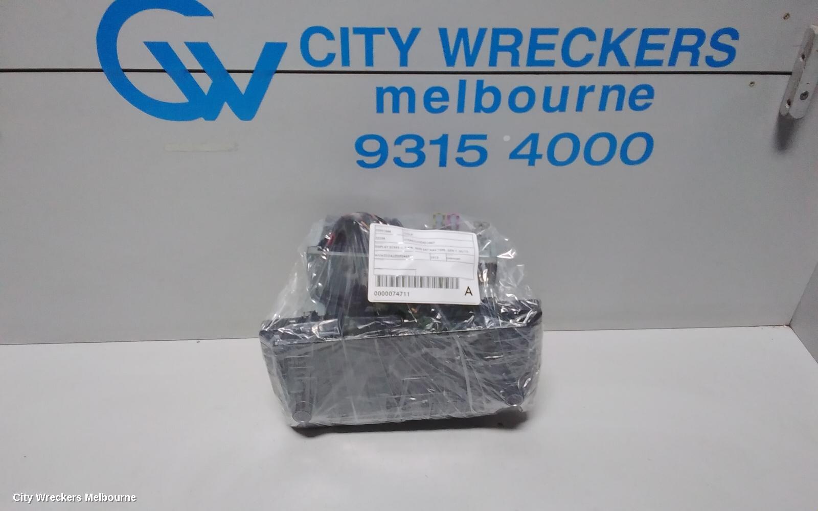 VOLKSWAGEN GOLF RADIO/CD/DVD/SAT/TV, DISPLAY SCREEN, 5.8IN, NON SAT NAV TYPE, GEN 7, 03/2013 - 03/2017