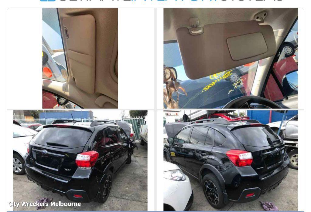 SUBARU XV SUNVISOR, G4X, RH SIDE, FABRIC, 08/2011 - 04/2017