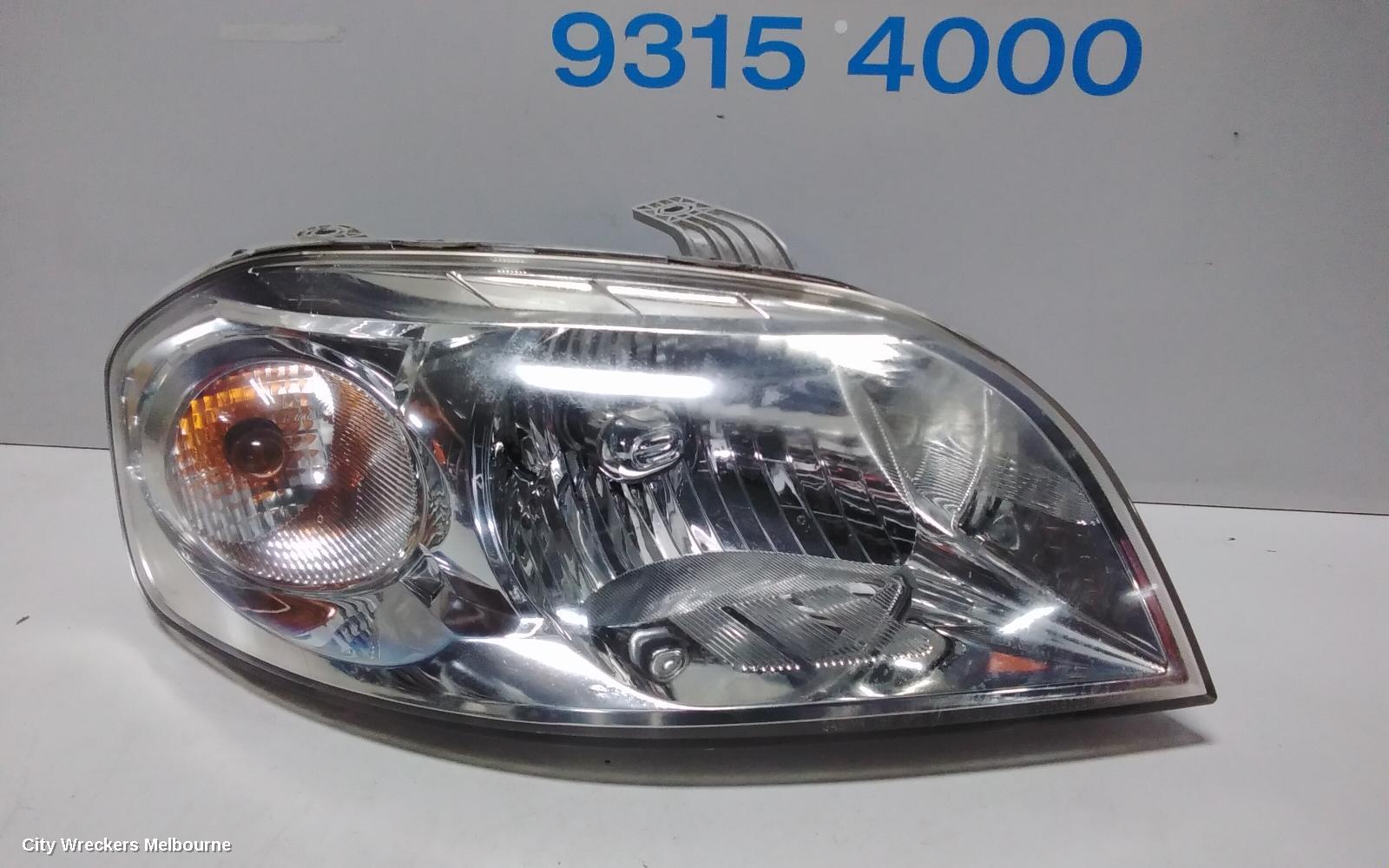 HOLDEN BARINA RIGHT HEADLAMP, TK, SEDAN, 12/2005 - 12/2012