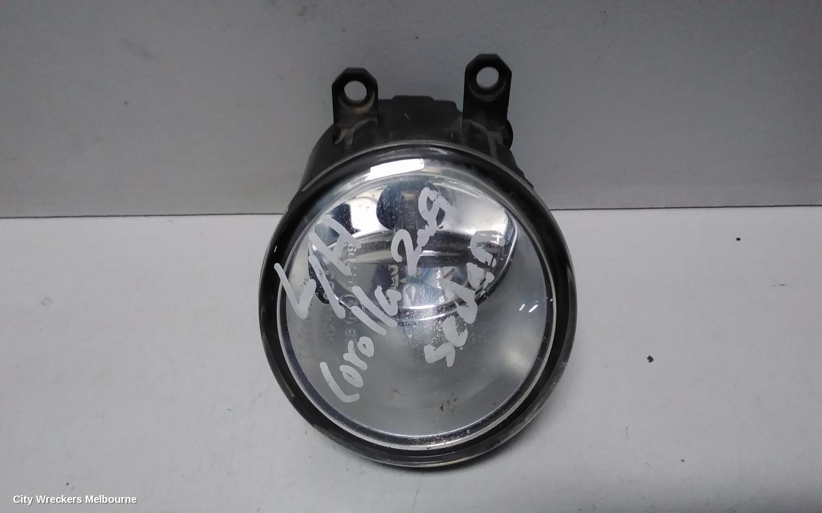 TOYOTA COROLLA LEFT INDICATOR/FOG/SIDE, BUMPER FOGLAMP, ZRE152/20153R, SEDAN, 03/2007 - 12/2013