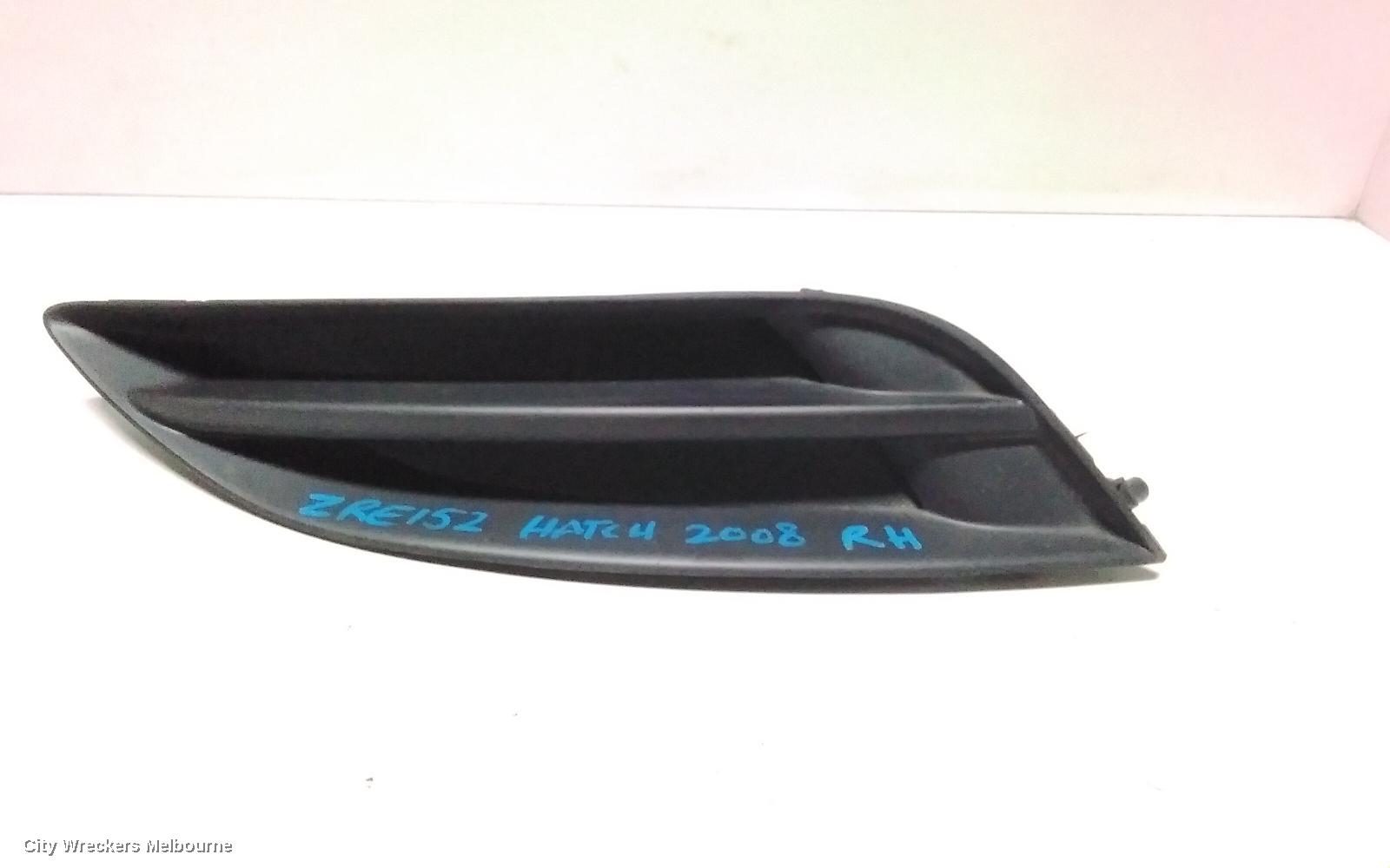 TOYOTA COROLLA RIGHT INDICATOR/FOG/SIDE, BUMPER FOGLAMP, ZRE152R, HATCH, 03/2007 - 10/2009