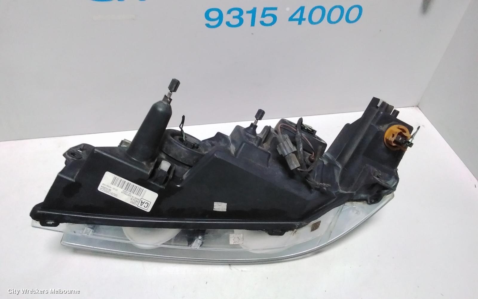 FORD FALCON RIGHT HEADLAMP, BA-BF1, SR/XL/XLS/FAIRMONT GHIA/RTV, 10/2002 - 08/2006