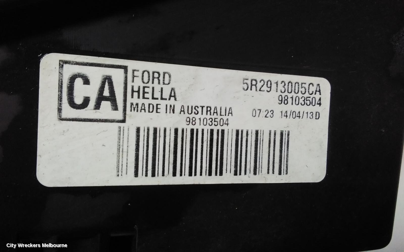FORD FALCON RIGHT HEADLAMP, BA-BF1, SR/XL/XLS/FAIRMONT GHIA/RTV, 10/2002 - 08/2006