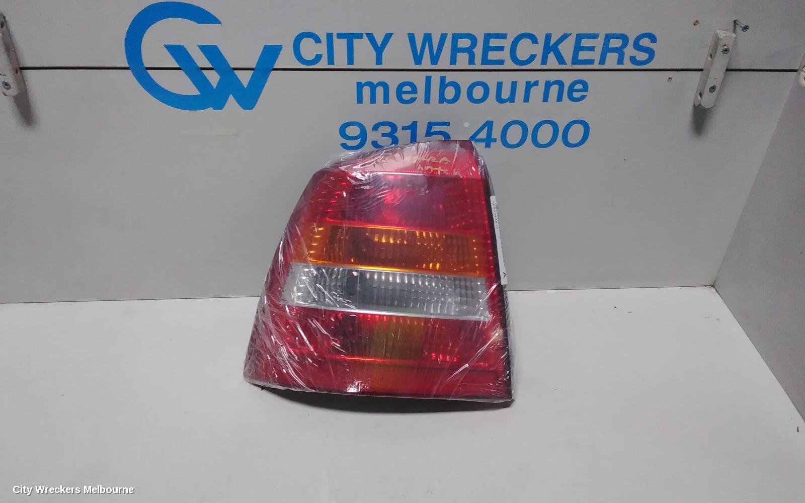 HOLDEN ASTRA LEFT TAILLIGHT, TS, 5DR &3DR, 09/1998 - 10/2006