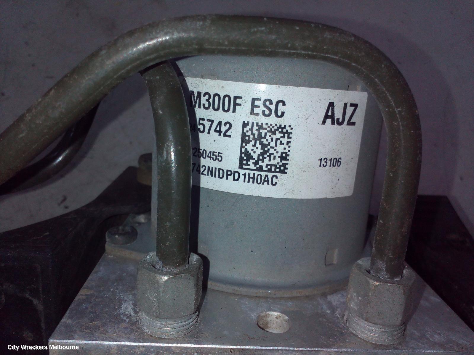 HOLDEN BARINA ABS PUMP/MODULATOR, SPARK, MJ (VIN KL3MF...), 10/2010 - 06/2015