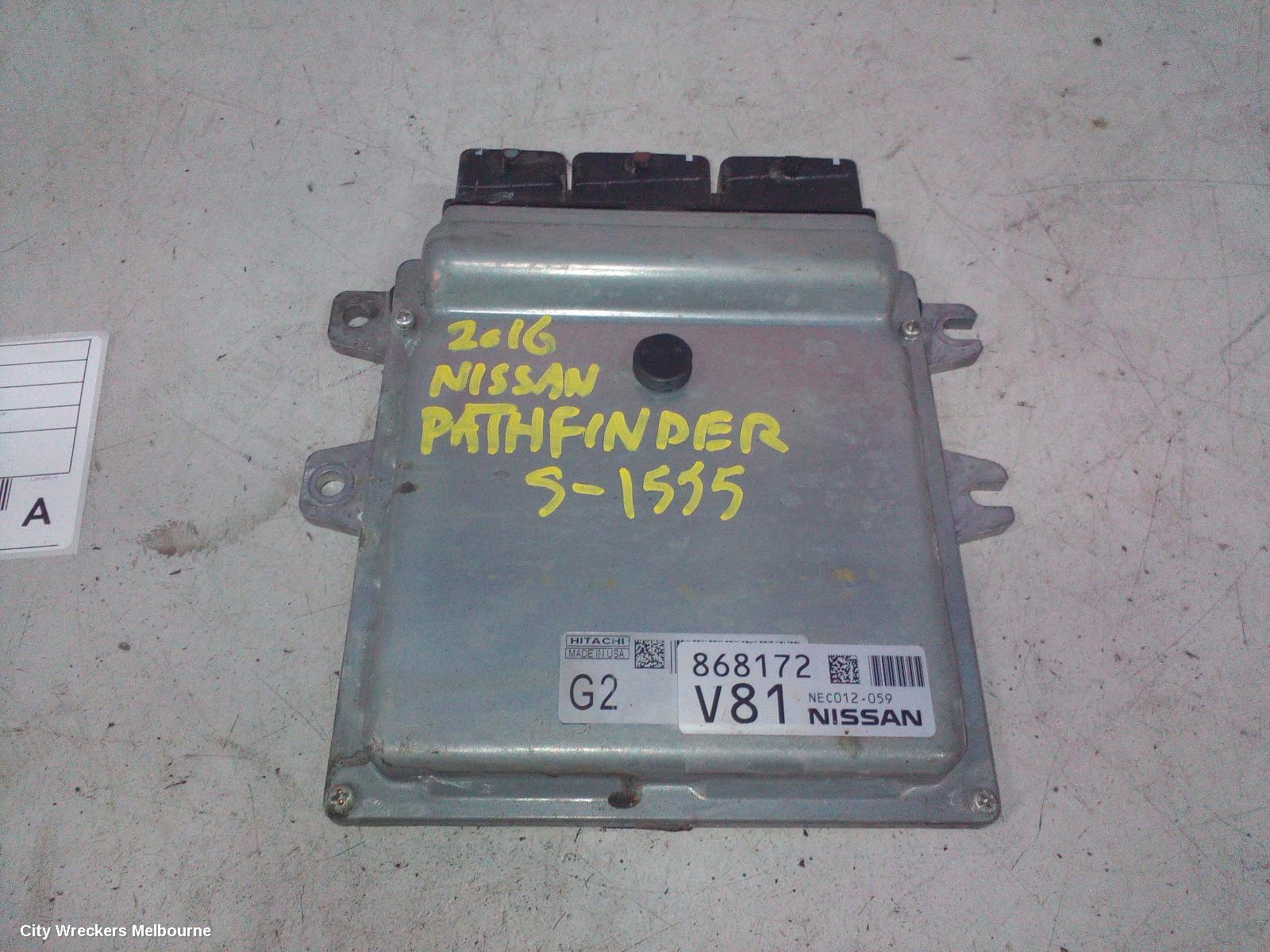 NISSAN PATHFINDER ECU, ENGINE ECU, 3.5, ECU ONLY, R52, 10/2013 - 04/2021