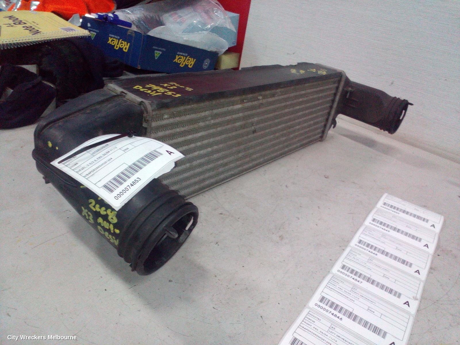 BMW X3 INTERCOOLER, DIESEL, 2.0/3.0, E83, 06/2004 - 11/2010