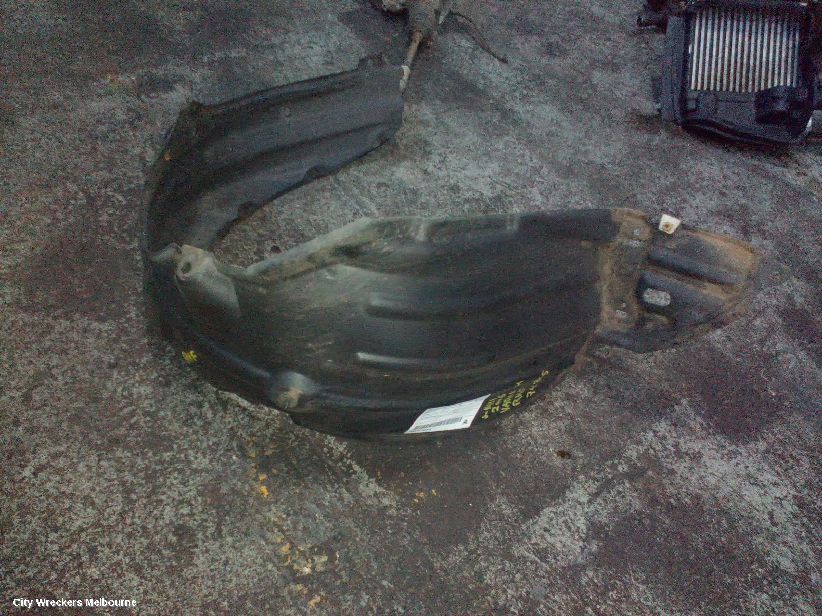 TOYOTA YARIS RIGHT GUARD LINER, NCP9#, HATCH, 10/2005 - 07/2011 (AUS ONLY)