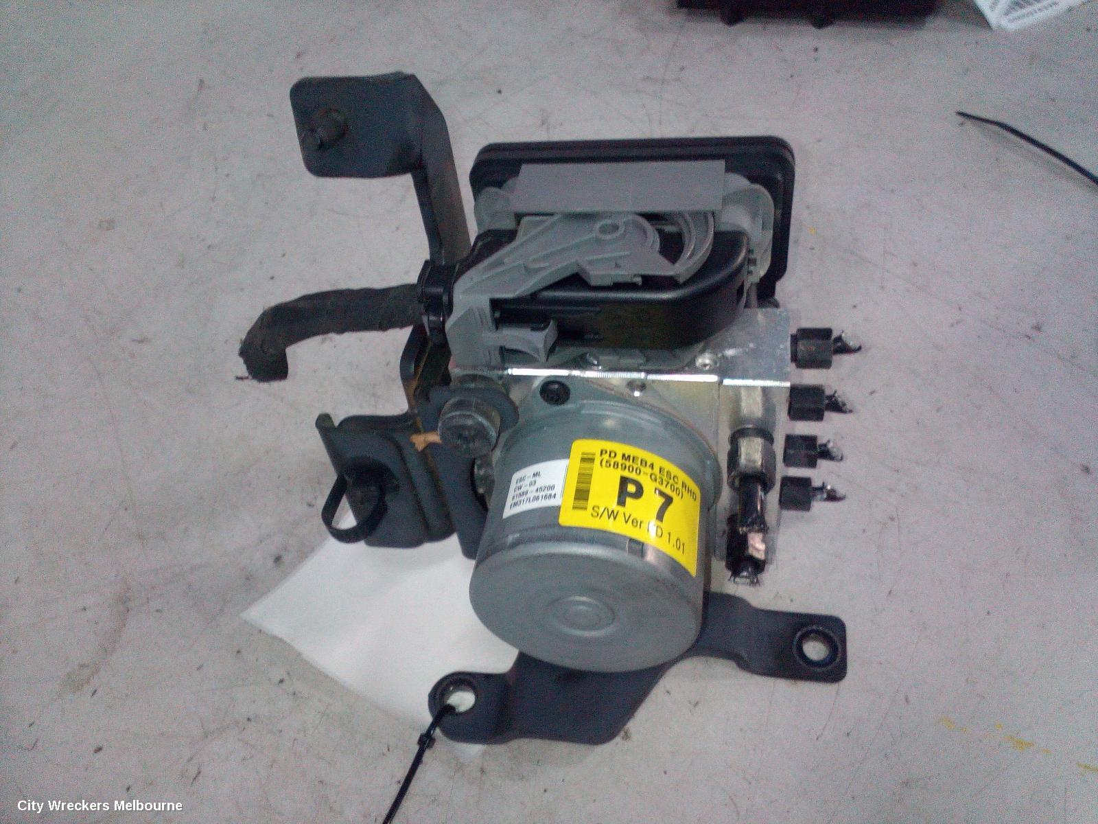 HYUNDAI I30 ABS PUMP/MODULATOR, P/N 58900G3700, PD, 03/2017 ONWARDS