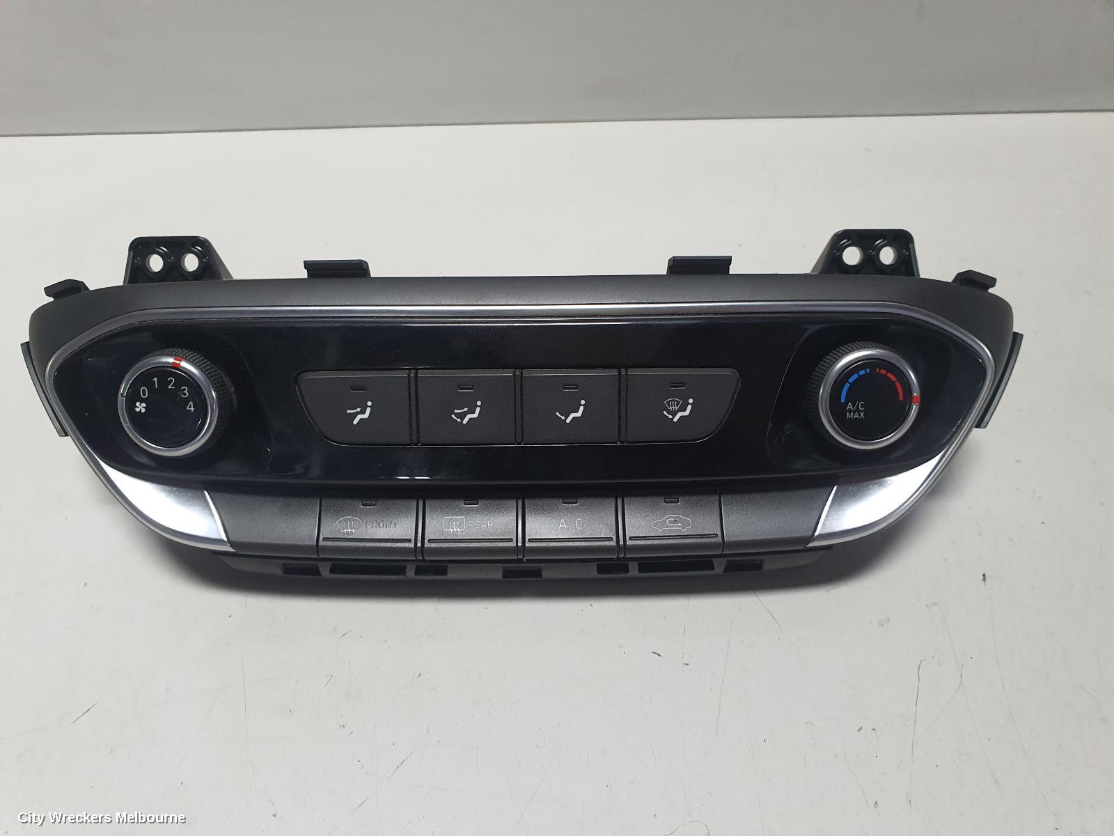 HYUNDAI I30 HEATER/AC CONTROLS, DUAL ZONE CLIMATE CONTROL TYPE, PD, 03/2017 ONWARDS