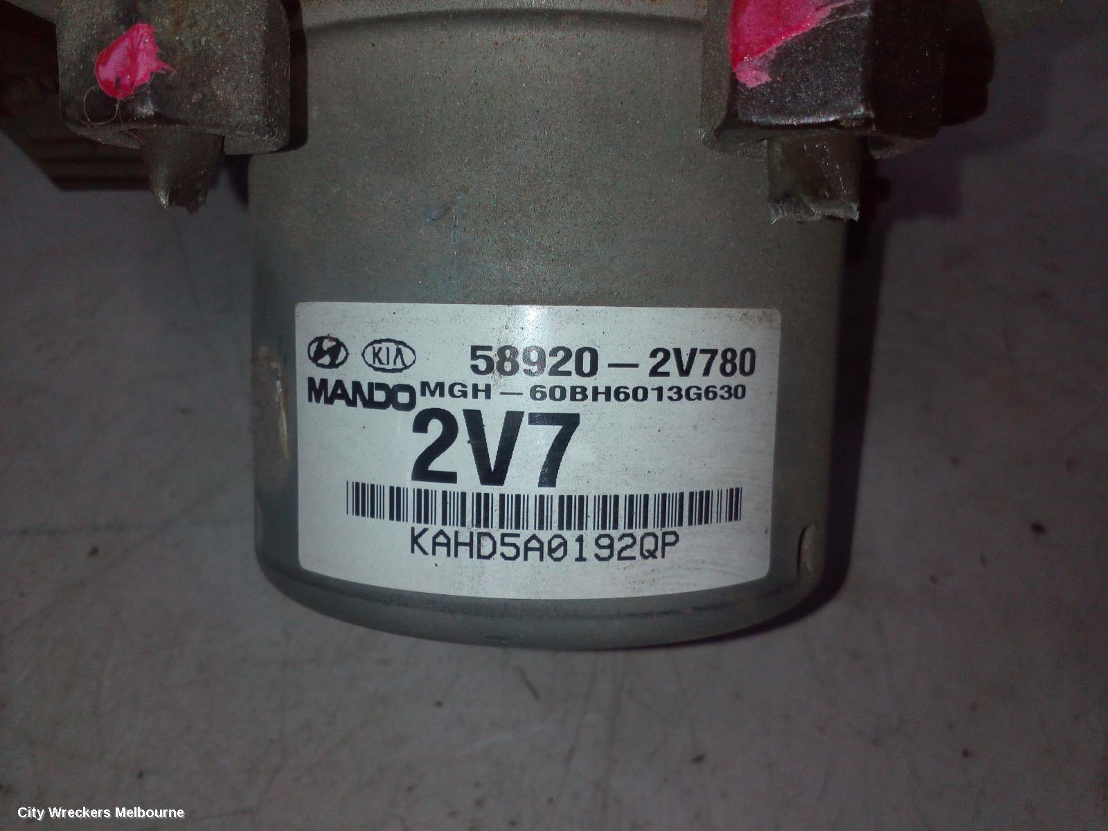 HYUNDAI VELOSTER ABS PUMP/MODULATOR, FS, NON TURBO, 04/2012 - 02/2018
