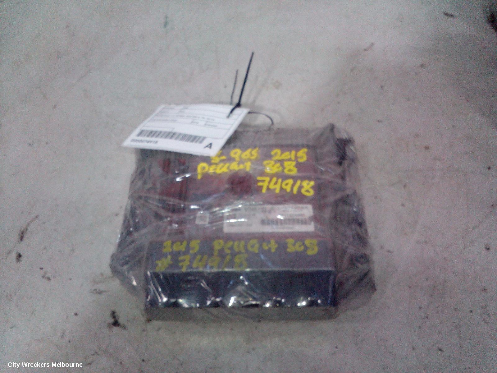 PEUGEOT 308 ECU, ENGINE ECU, 1.2, PETROL, ECU ONLY, T9, 10/2014 ONWARDS