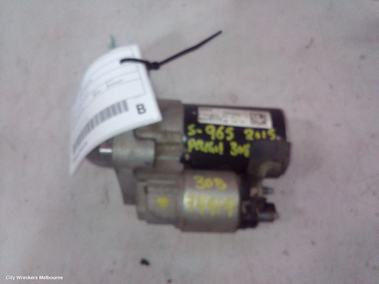 PEUGEOT 308 STARTER, PETROL, 1.2, VALEO, T9, 10/2014 ONWARDS