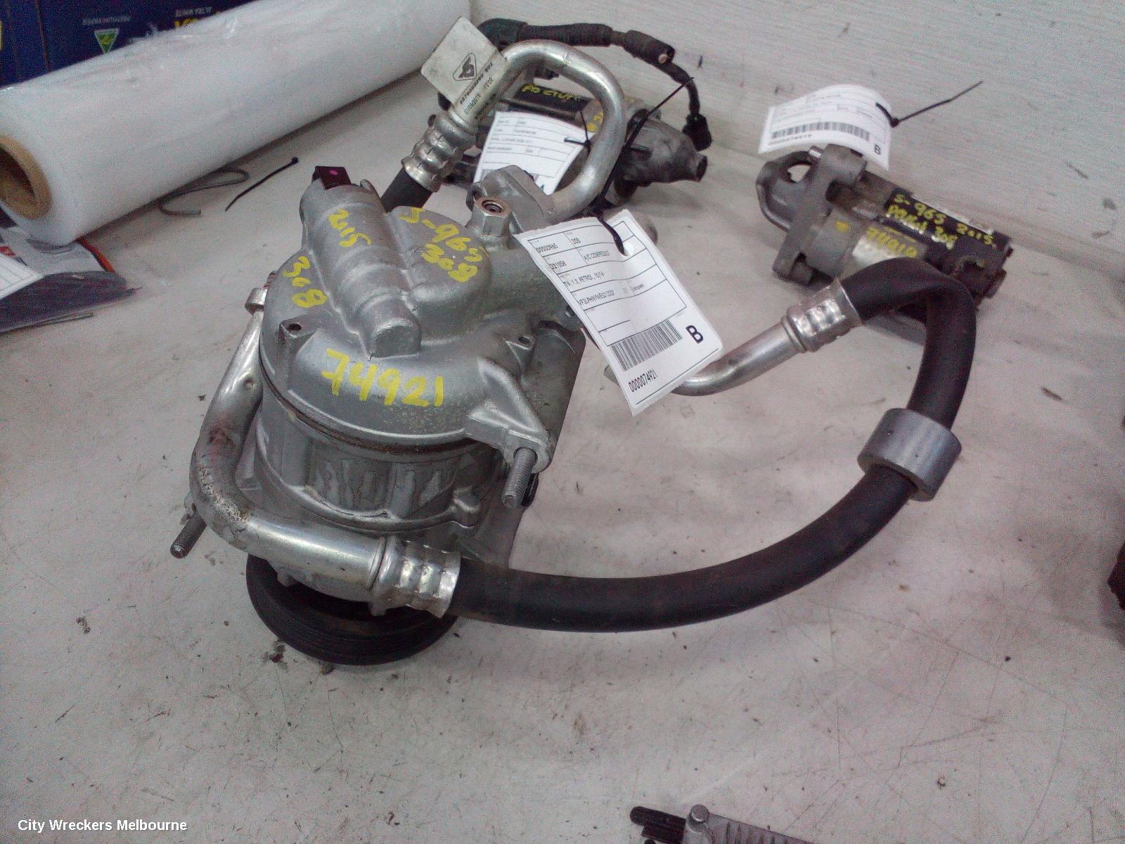 PEUGEOT 308 A/C COMPRESSOR, T9, 1.2, PETROL, 10/2014 ONWARDS