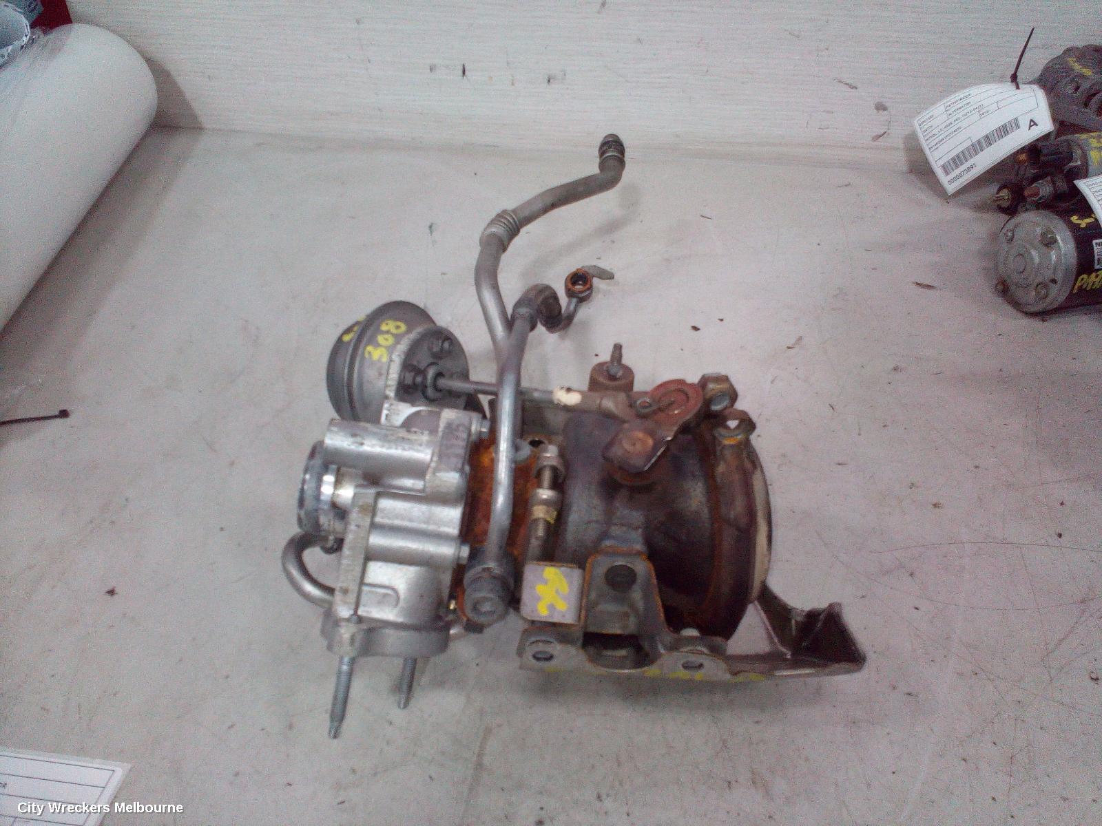 PEUGEOT 308 TURBO SUPERCHARGER, PETROL, 1.2, VIN VF3L*HNY/HNW, T9, 10/2014 ONWARDS