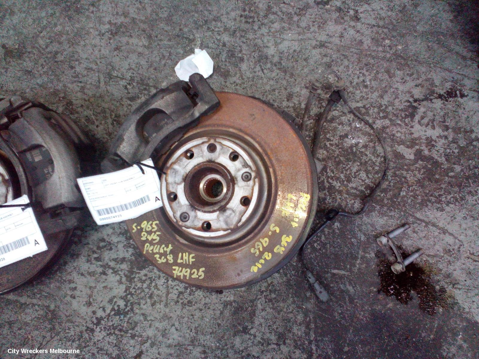 PEUGEOT 308 LEFT FRONT HUB ASSEMBLY, T9, 10/2014 - 05/2021