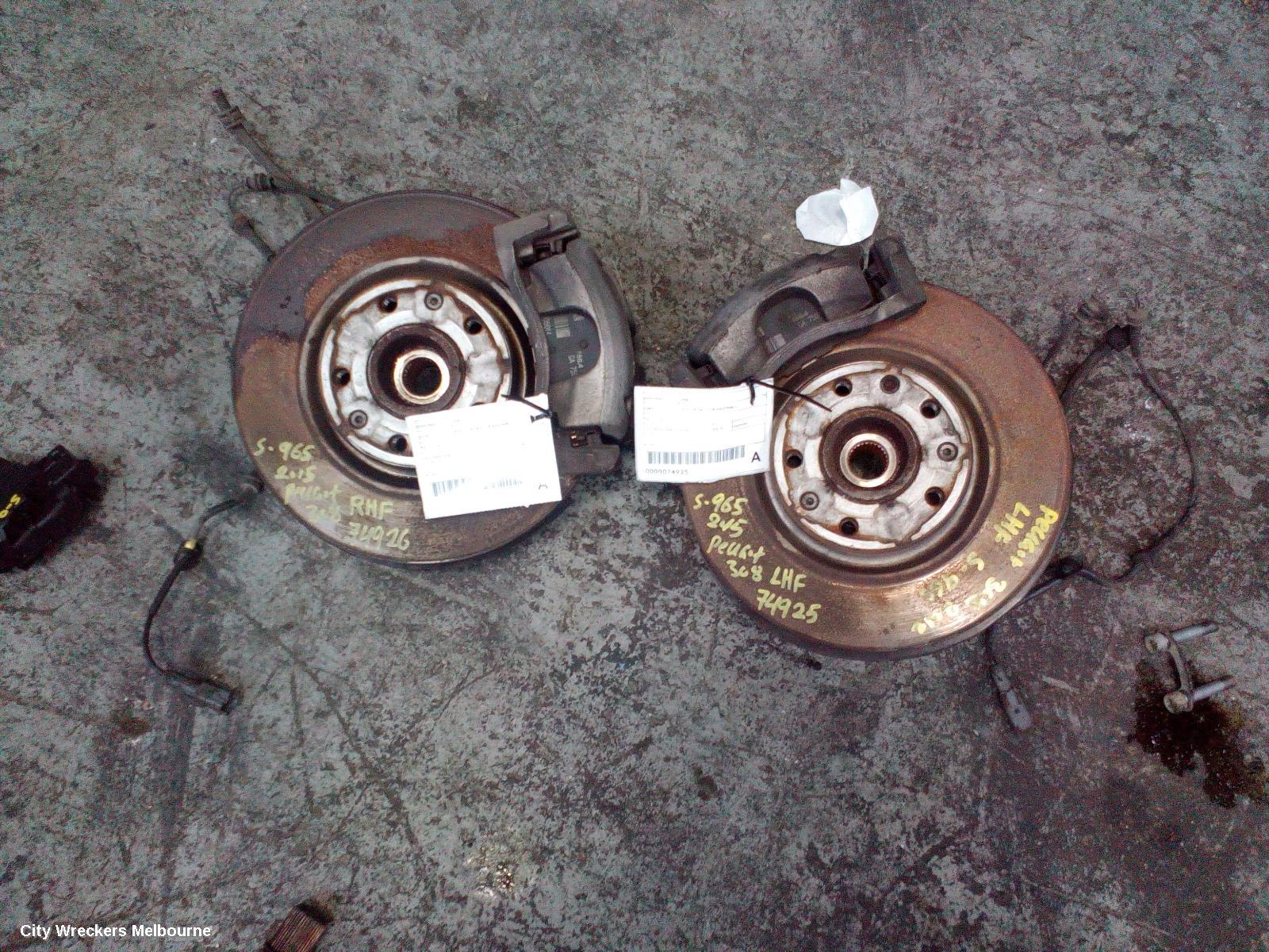 PEUGEOT 308 LEFT FRONT HUB ASSEMBLY, T9, 10/2014 - 05/2021