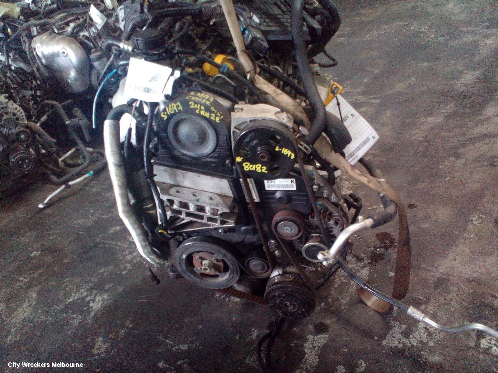 HOLDEN CRUZE ENGINE, DIESEL, 2.0, Z20S1, TURBO, JG, 03/2009 - 02/2011