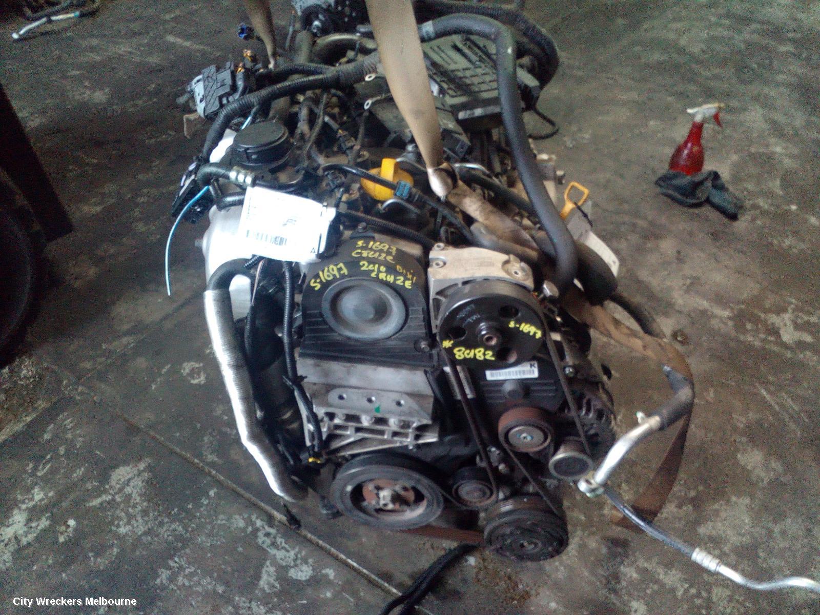 HOLDEN CRUZE ENGINE, DIESEL, 2.0, Z20S1, TURBO, JG, 03/2009 - 02/2011
