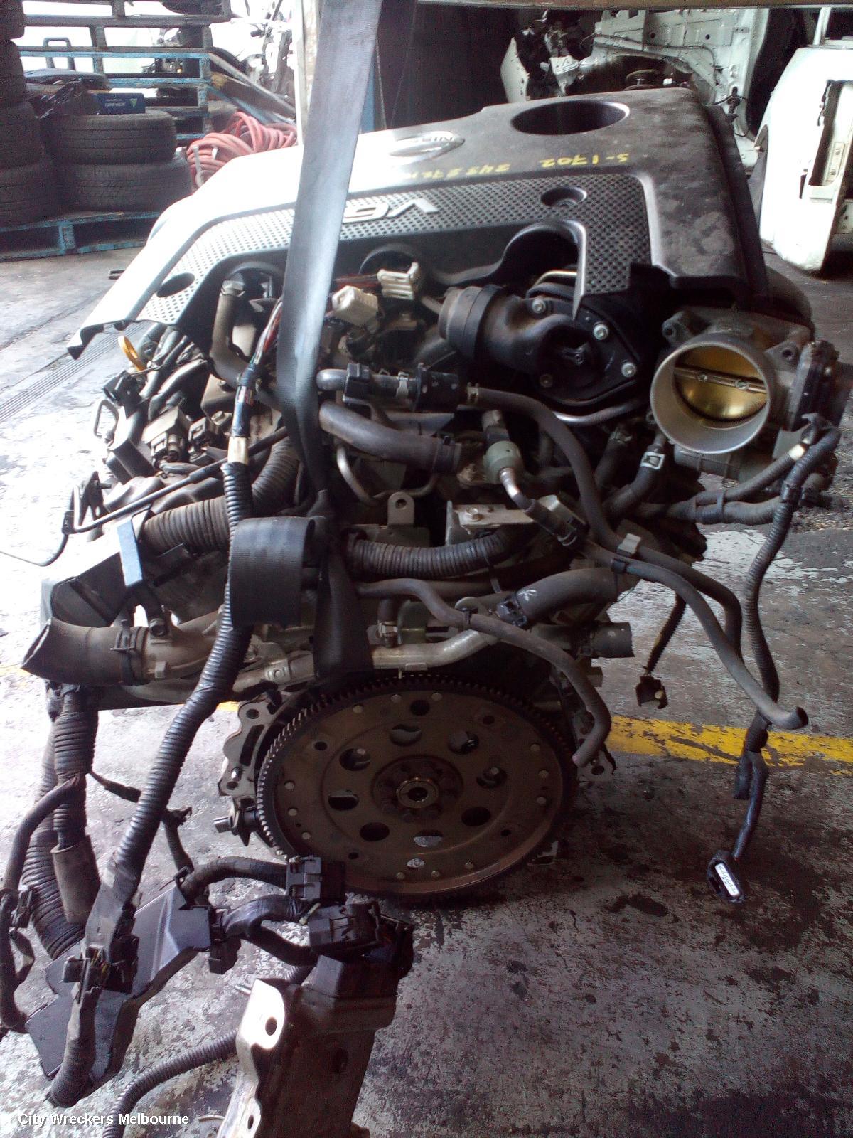 NISSAN MURANO ENGINE, PETROL, 3.5, VQ35, Z51, 12/2008 - 12/2014