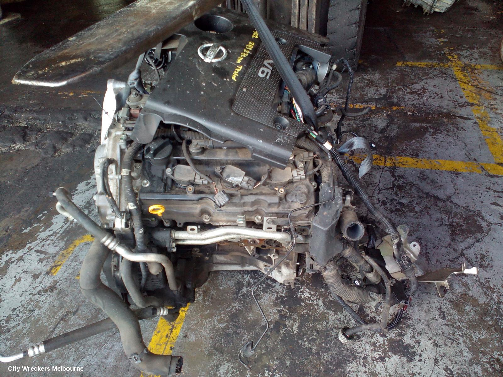 NISSAN MURANO ENGINE, PETROL, 3.5, VQ35, Z51, 12/2008 - 12/2014