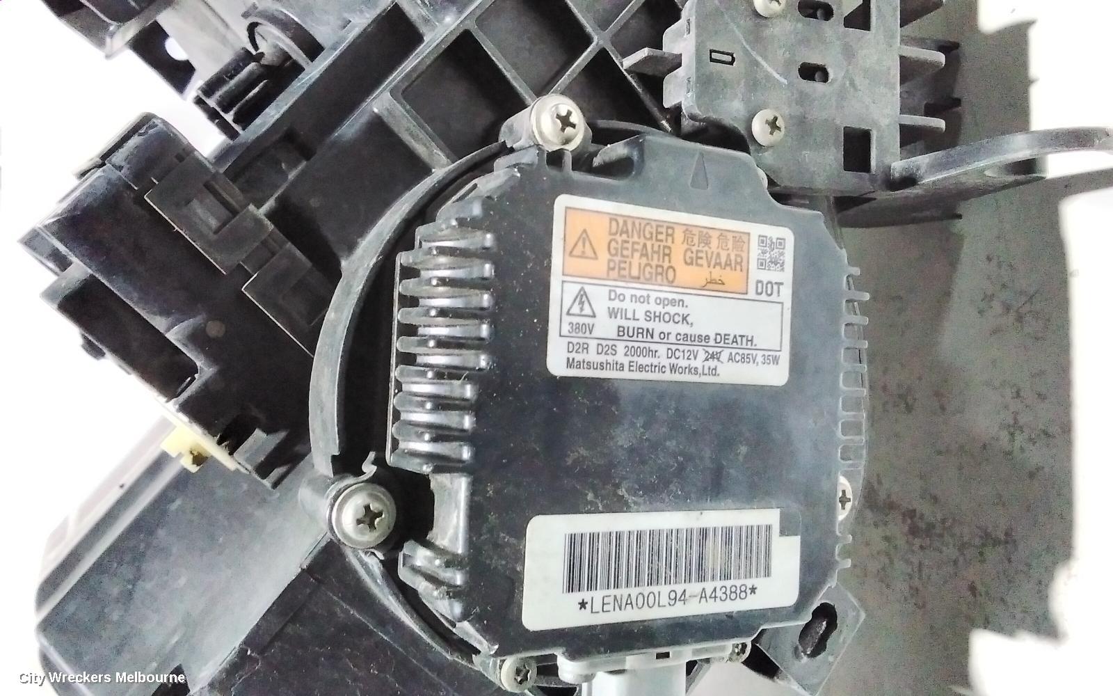 NISSAN MURANO LEFT HEADLAMP, Z51, 12/2008 - 08/2011