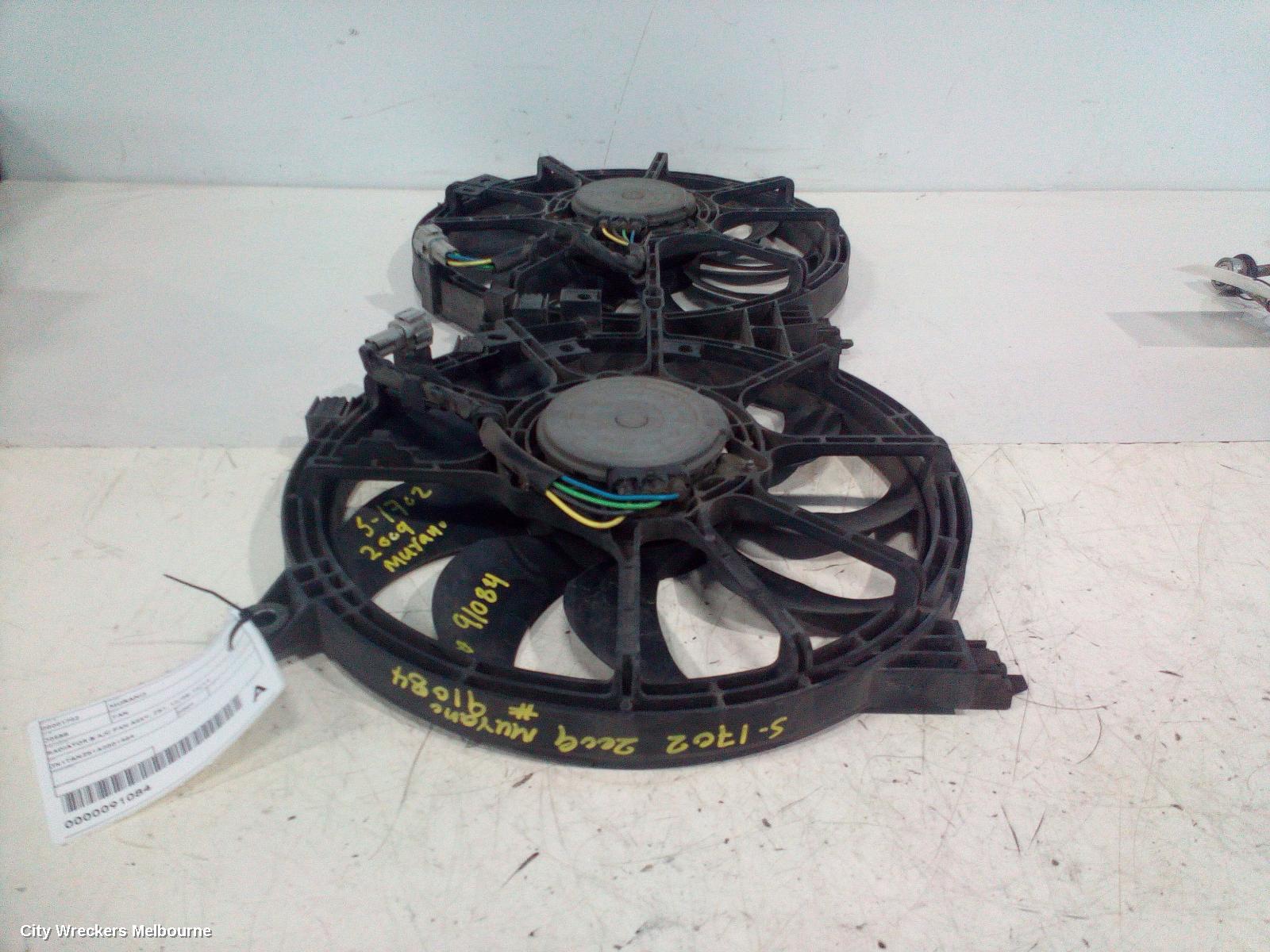 NISSAN MURANO FAN, RADIATOR & A/C FAN ASSY, Z51, 12/2008 - 12/2014