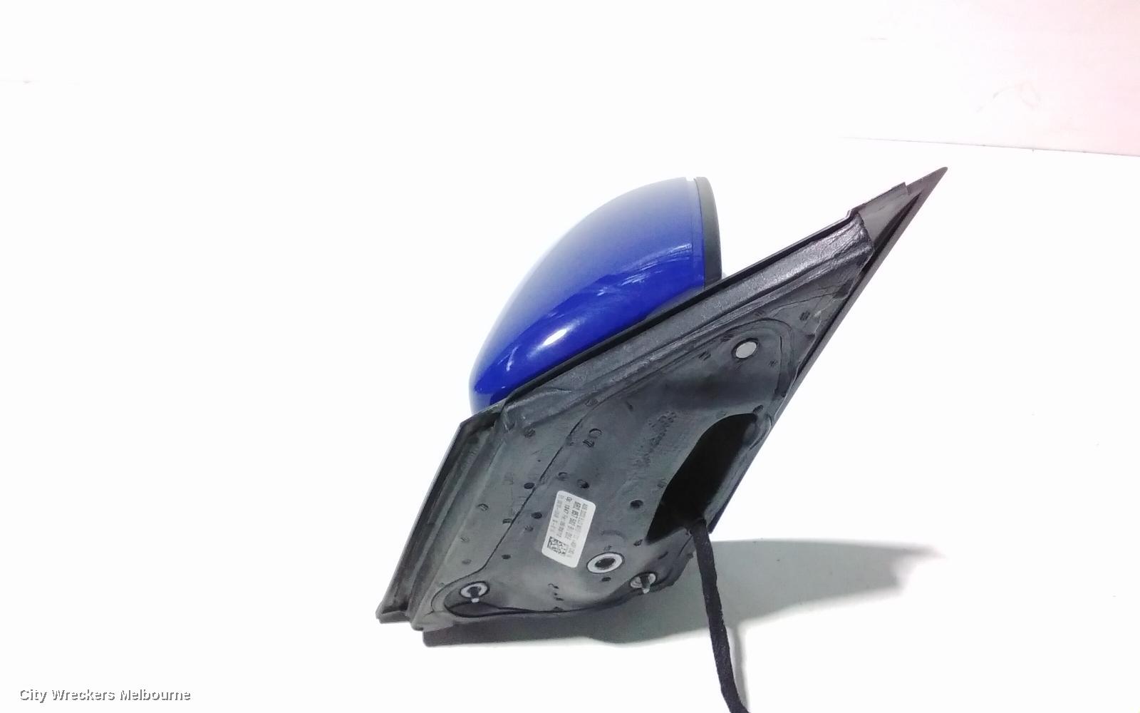 VOLKSWAGEN POLO RIGHT DOOR MIRROR, 6R, HEATED TYPE, 05/2010 - 05/2014