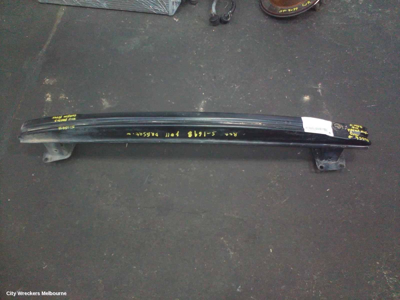 VOLKSWAGEN PASSAT R/BAR BRACKET/REINFO, MAIN REINFORCEMENT, 3C/MK6 B7, ALLTRACK/SEDAN/WAGON, 09/2010 - 05/2015